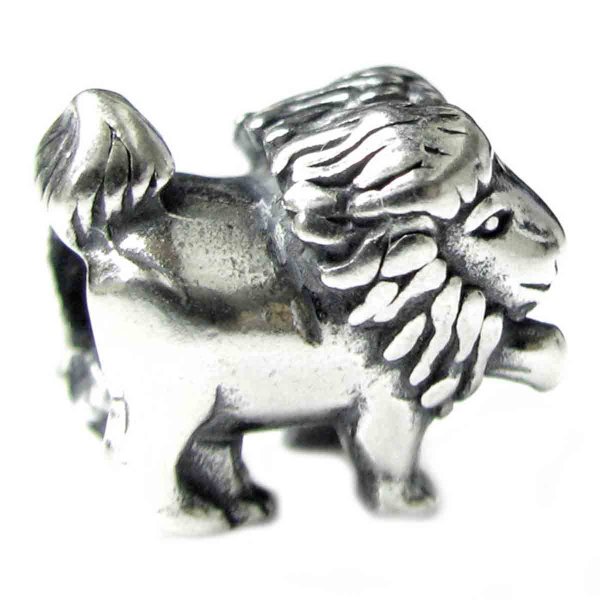 Sterling silver Leo Zodiac Bead for Pandora Troll European Charm Bracelets
