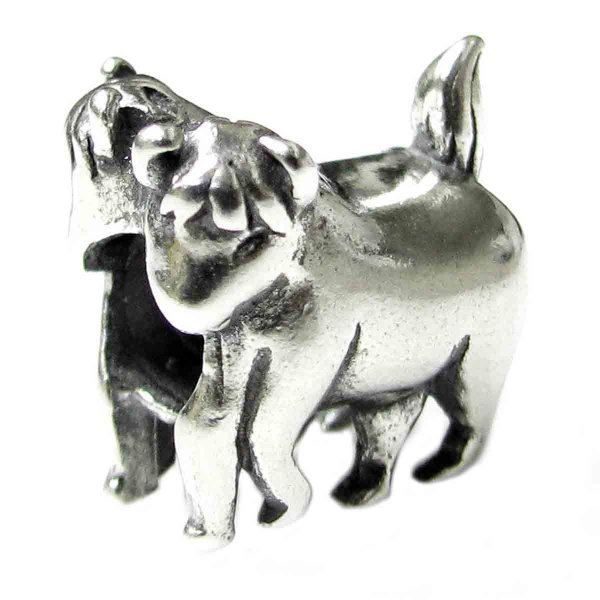 Sterling silver Taurus Zodiac Bead for European Charm Bracelets