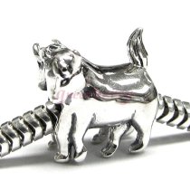 Sterling silver Taurus Zodiac Bead for European Charm Bracelets