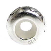 Sterling Silver STOPPER RUBBER CURVE DOT ROUND for Pandora Troll European Charm Bracelets