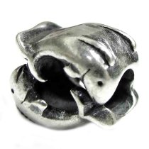 Sterling silver Pisces Zodiac Bead for Pandora Troll European Charm Bracelets