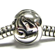 Sterling silver Mother Baby Love Bead for Pandora Troll European Charm Bracelets