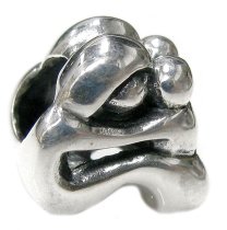 Sterling silver Mother Mom Baby Child Love Bead for Pandora Troll European Charm Bracelets