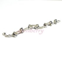 7 Sterling Silver Love Peace Happiness Health Wealth Friends Long Life Ring Beads for European Charm Bracelets