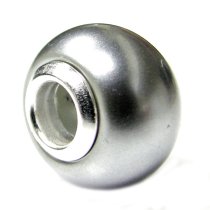 Sterling Silver Lt. Grey Pearl Bead for European Charm Bracelets