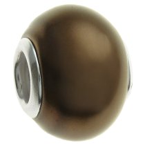 Sterling Silver Bronze PEARL Bead for European Charm Bracelets