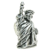 Sterling Silver Statue of Liberty USA Bead for European Charm Bracelets