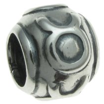 Sterling Silver Zodiac horoscope TAURUS Bead Tube for European Charm Bracelets