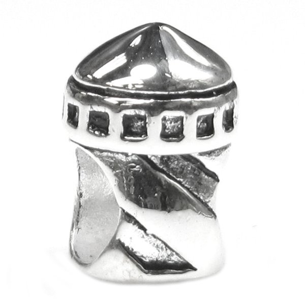 Sterling Silver LIGHTHOUSE TOWER Bead for European Charm Bracelets