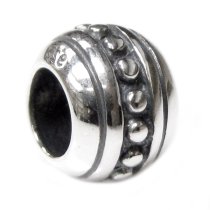 Sterling Silver Round Dot Beads for European Charm Bracelets 9.5mm