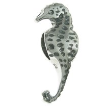 1x Sterling Silver Sea horse Seahorse Focal bead for European Charm Bracelets