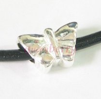 Sterling silver Butterfly Compatibel with European Story Charm 3mm snake Cable Bracelet
