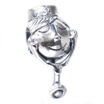 Sterling silver Attentive Nurse Bead for European Story Charm Bracelets