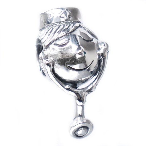 Sterling silver Attentive Nurse Bead for European Story Charm Bracelets