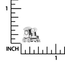 Sterling silver Choo Choo Cute Train Engine Bead for European Story Charm Bracelets