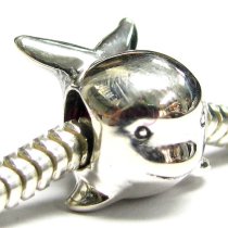 Sterling silver Cute Whale / Dolphin Mammal Bead for European Charm Bracelets