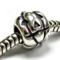 Sterling Silver Jack-O-Lantern HALLOWEEN PUMPKIN for European Charm Bracelets