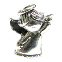 Sterling silver Dancing Angel Bead for European Charm Bracelets