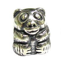Sterling Silver Panda Bear Bead for European Charm Bracelets