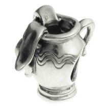 Sterling silver ZODIAC AQUARIUS Bead for European Charm Bracelets