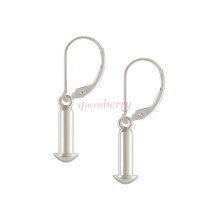 Sterling Silver Caprice Interchangeable Drop Earring Lever Back Earwires for Pandora European Bead Charm