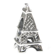 Sterling Silver PARIS EIFFEL TOWER Bead for European Charm Bracelets