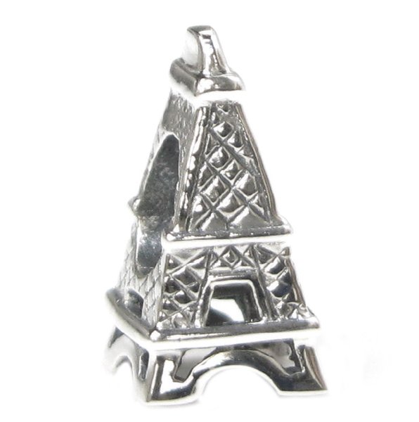 Sterling Silver PARIS EIFFEL TOWER Bead for European Charm Bracelets