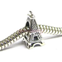 Sterling Silver PARIS EIFFEL TOWER Bead for European Charm Bracelets