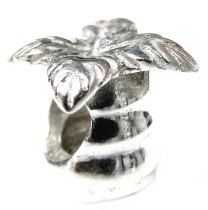 Sterling silver Beach Palm Tree bead for European Charm Bracelets
