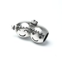 Sterling Silver BOY and GIRL Bead for Pandora Troll Chamilia Biagi European Charm Bracelets