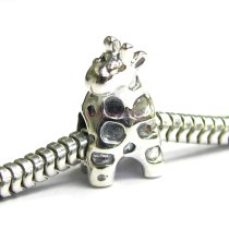 Sterling Silver Giraffe Cute Animal Bead for European Charm Bracelets