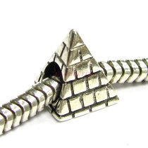 Sterling Silver Landmark Egyptian Pyramid Bead for European Charm Bracelets