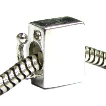 Sterling Silver Lucky 7 Casino Slot Machine 777 Bead for European Charm Bracelets