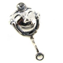 Sterling Silver Attentive Doctor Bead for Pandora Troll Chamilia Biagi European Charm Bracelets