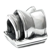 Sterling Silver Australia Sydney Opera House Building Bead for Pandora Troll Chamilia Biagi European Charm Bracelets