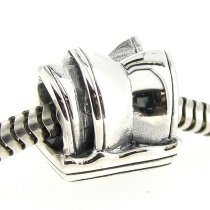 Sterling Silver Australia Sydney Opera House Building Bead for Pandora Troll Chamilia Biagi European Charm Bracelets
