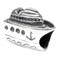 Antique 925 Sterling Silver Cruise Ship Travel Vacation Holiday Series for Pandora Troll Chamilia Biagi European Bead Charm