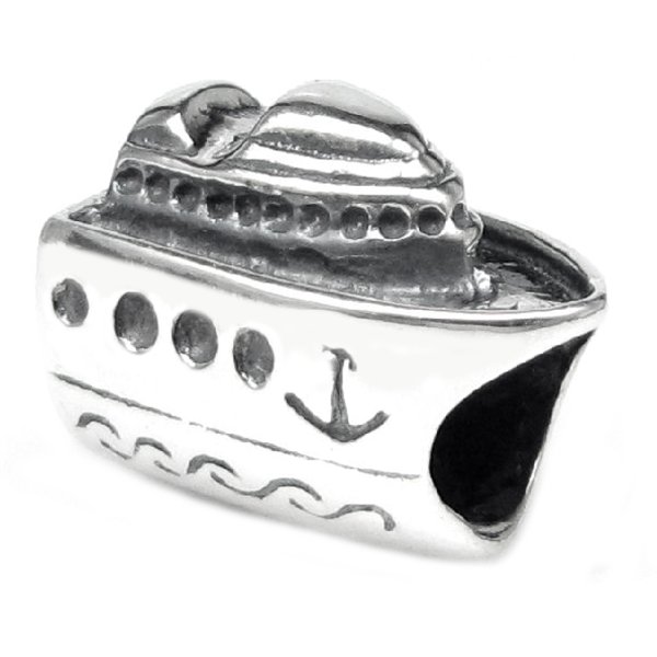 Antique 925 Sterling Silver Cruise Ship Travel Vacation Holiday Series for Pandora Troll Chamilia Biagi European Bead Charm