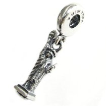 Sterling Silver USA Love w/ New York Statue of Liberty Freedom Pandora Troll Chamilia Biagi European Charm Bracelets