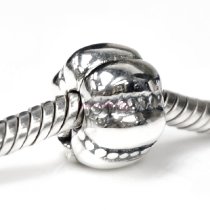 Sterling Silver Flower Dot Clip Clasp Stopper Lock Bead for Pandora European Charm Bracelets