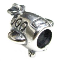 Sterling Silver Flight Plane Airbus Travel Bead for Pandora Troll Chamilia Biagi European Charm Bracelets