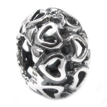 Antique 925 Sterling Silver Round Hearts Infinity Love Bead for Pandora Troll Chamilia Biagi European Charm Bracelets