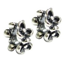 2pcs .925 Sterling Silver Lots Daisy Flower Spacer Bead for Pandora Troll European Charm Bracelets