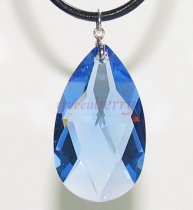 Large Teardrop Briolette Swarovski Crystal Pendant