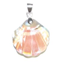 Large Swarovski Crystal Sea Shell Pendant