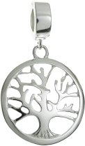 925 Sterling Silver Family Tree of Life Dangle Bead for European Charm Bracelets