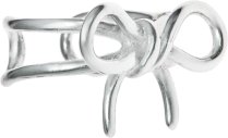 Sterling Silver Gift Ribbon Knot Tie Non-pierced Earcuff Earring / Ear Wrap
