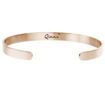 Qina C. You Are Braver Than You Believe..stronger .. Smarter..adjustable Cuff Bracelet Wristband Bangle Rose Gold-tone