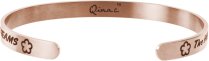 Qina C. The Future Belongs to Those Who Believe in The Beauty of Their Dreams Adjustable Cuff Bracelet Wristband Bangle