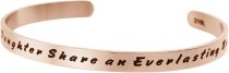 Qina C. Mother & Daughter Share an Everlasting Bond Adjustable Cuff Bracelet Wristband Bangle